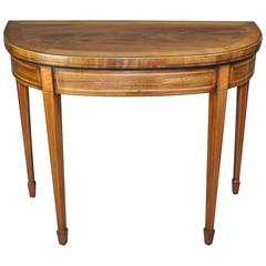 Hepplewhite Card Table 3