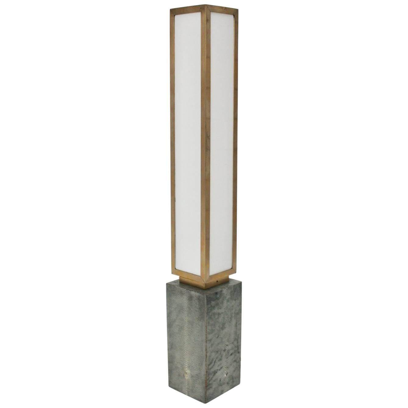 Lampada da tavolo Art Deco Vintage in vetro stile Eckart Muthesius 1920, Germania