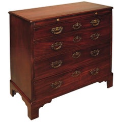 George III period mahogany straight front chest