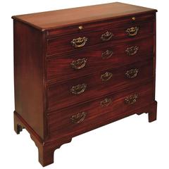George III Period Mahogany Straight Front Chest 8