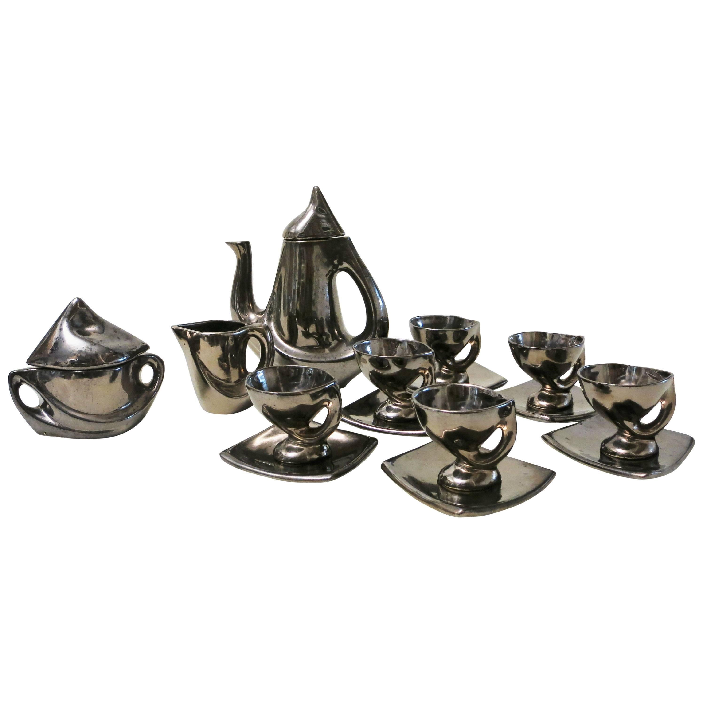Coffee Set Vallauris, 1960 For Sale