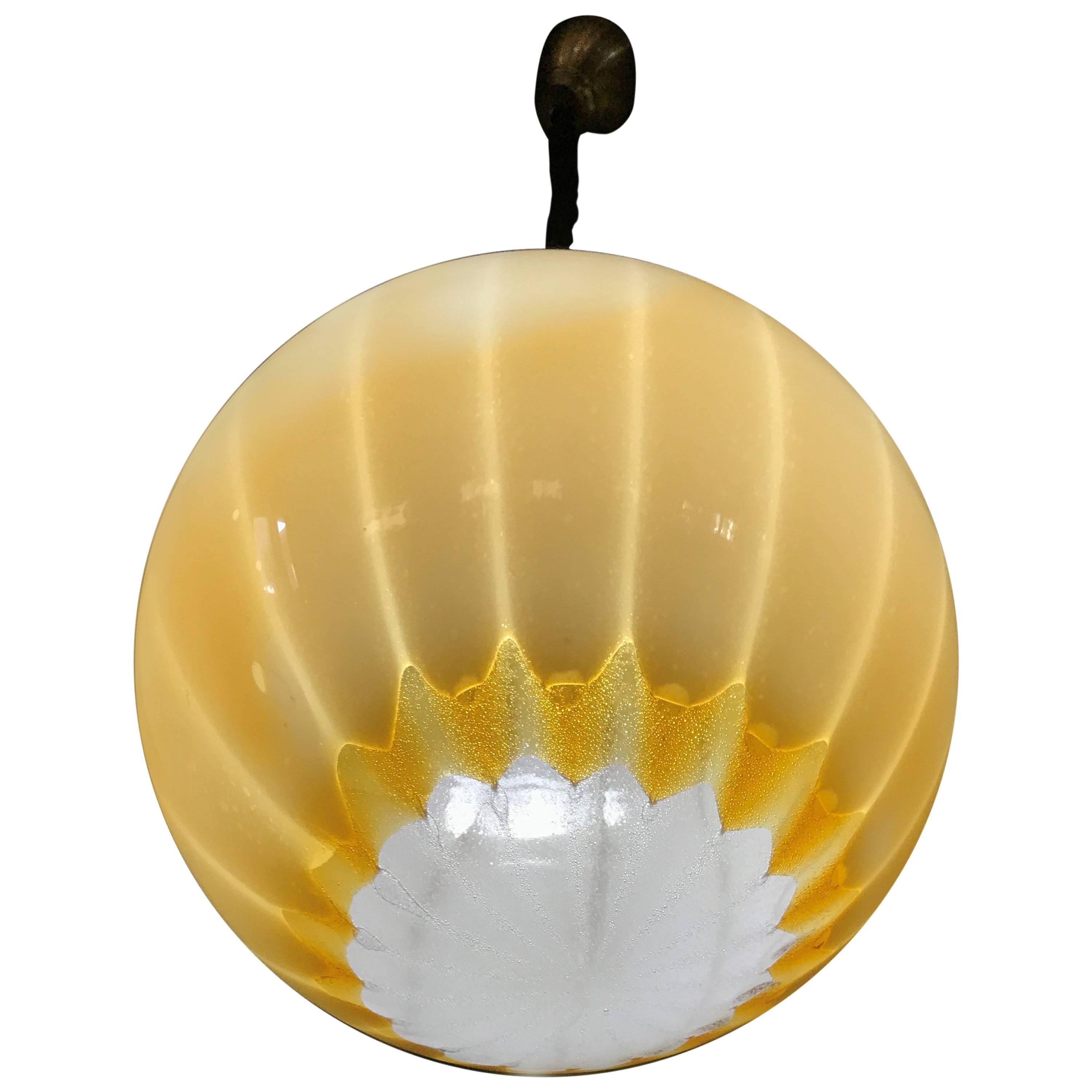 Large Mid-Century Modern Murano Globe Light, circa 1960