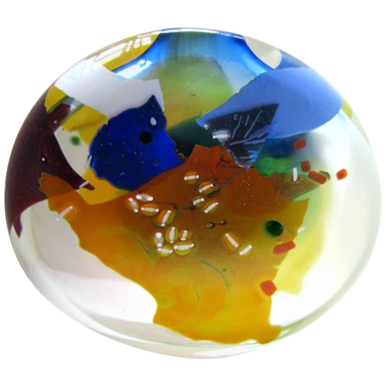 Summer Joy Sculpture in Blown Glass by Joel Philip Myers For Sale