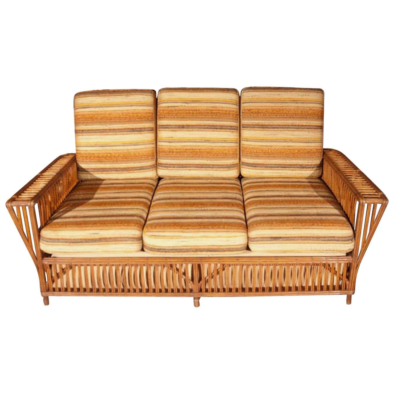 1940s Rattan Sofa