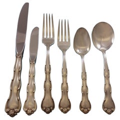 Retro Rondo by Gorham Sterling Silver Flatware Set Luncheon 12 Service 81 Pieces