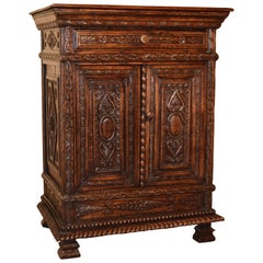 19th Century French Carved Cabinet