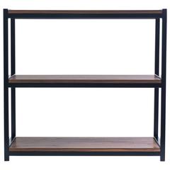 Modern Walnut and Steel Bookshelf 6