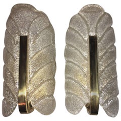 Pair of Hollywood Regency Style Sconces Attributed to Carl Fagerlund, Sweden