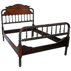 Colonial-Bett im Westindischen Stil aus tropischem Holz