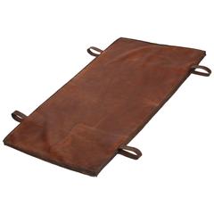 Restored Leather Czech Gymnastics Mat, 1940s 1