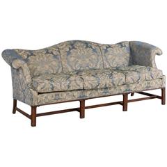 Chippendale Design Camelback Sofa