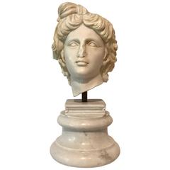 Marble Roman Head