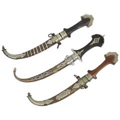 Set of Three Fine Moroccan Tribal Daggers 7