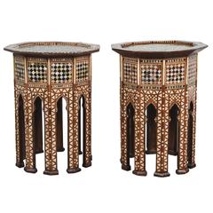 Syrian Octagonal tables Inlaid with Mother-of-Pearl 4