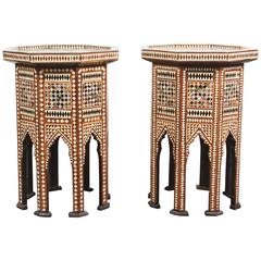 Syrian Octagonal Tables Inlay with Mother-of-Pearl 3