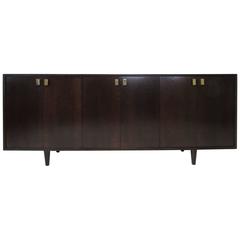 Ebony Finished Mid-Century Server or Credenza in the Style of Dunbar