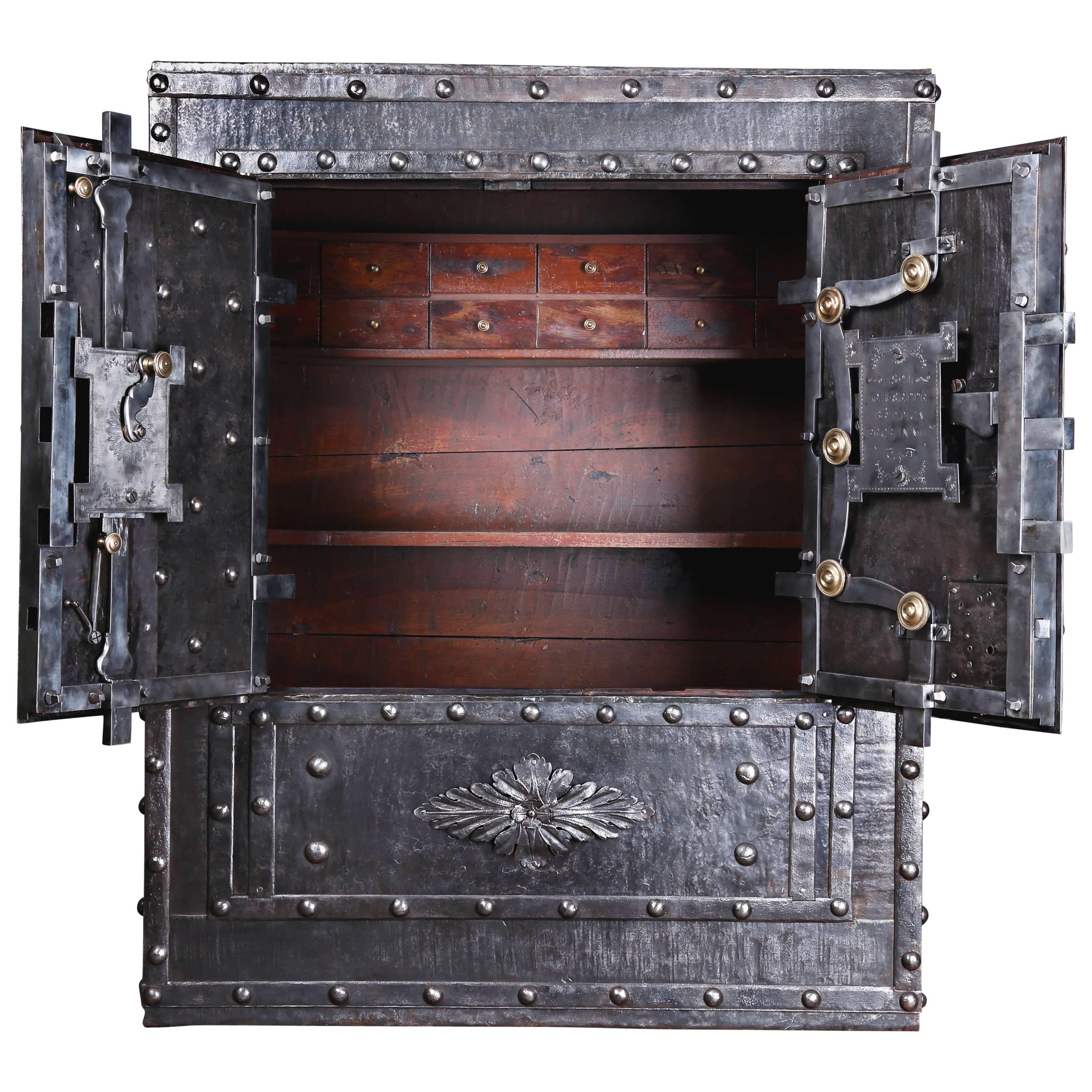 1824 Italian Antique Safe