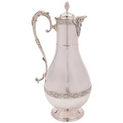 20th Century Silver Plated Claret Jug