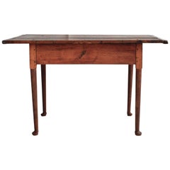 Queen Anne Wood Tavern Table, 18th Century American