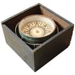 Antique 19th Century Compass by Robert Merrill