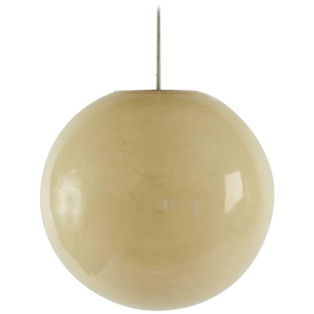 Ceiling Light Fixture from the 1960s in Opalescent Resin