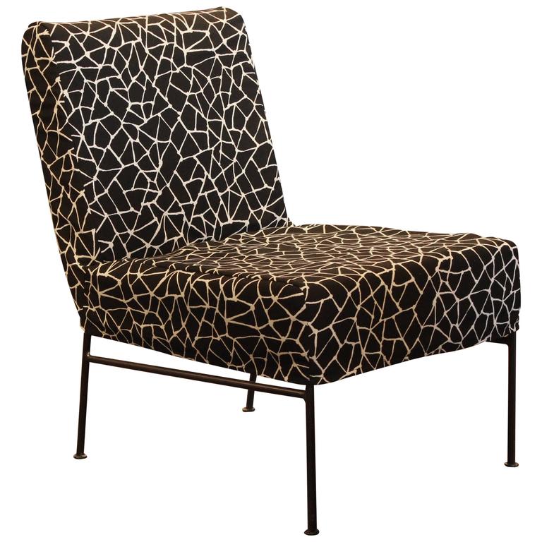 Slipcovered Contemporary Outdoor Chair with Tempotest Fabric For Sale