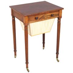 High Quality Regency Period Rosewood Work-Table in the Manner of Gillows