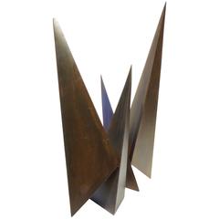 "Stalactite" Contemporary Steel Sculpture by American Artist Joey Vaiasuso