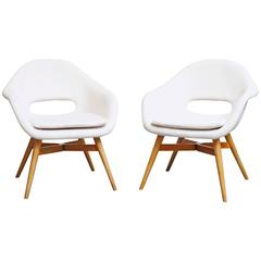 Pair of Miroslav Navrátil Bucket Lounge Chair for Vertex 9