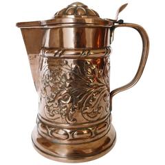 Great German Copper Wine Flagon, circa 1700s