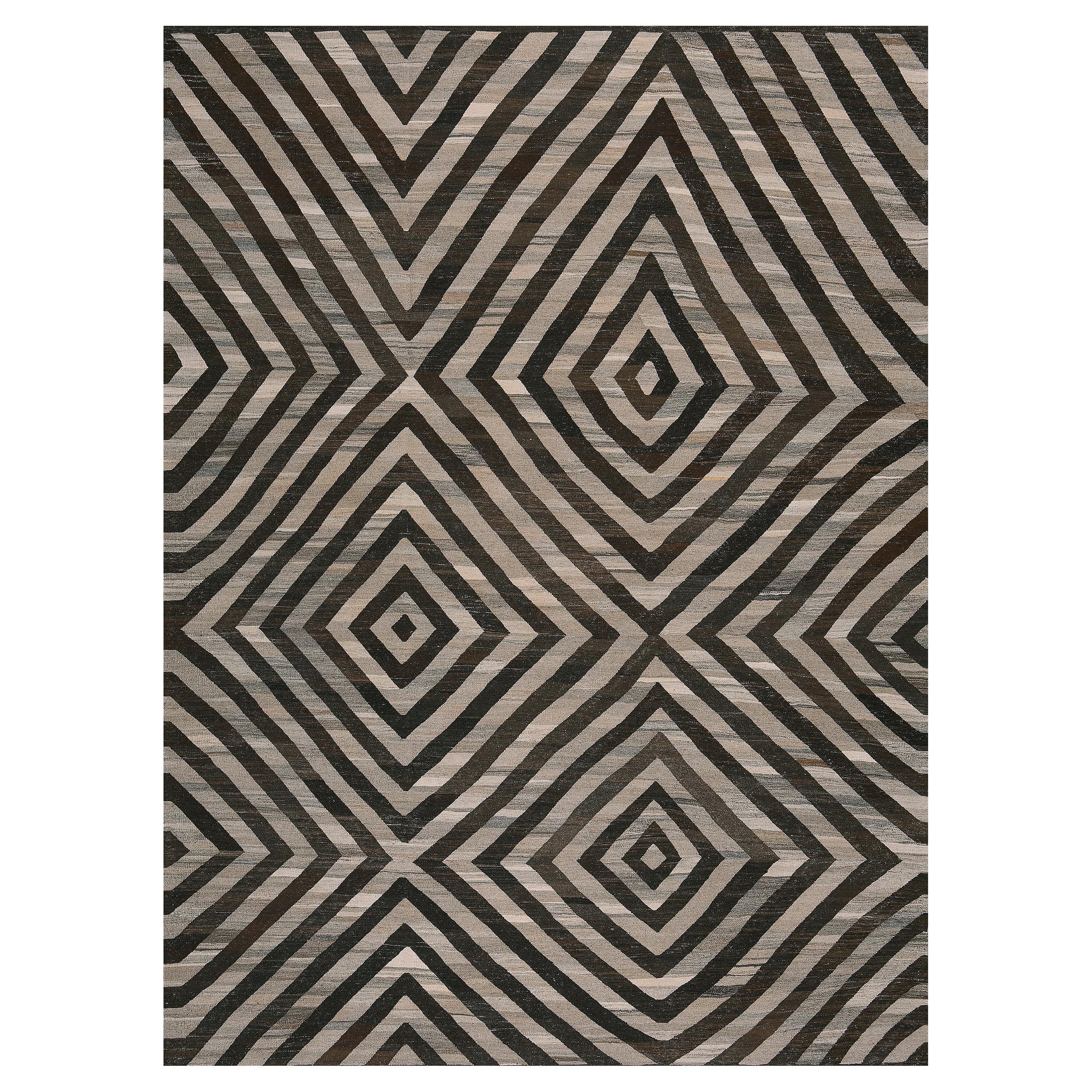 African Collection Flat-Weave Rug For Sale