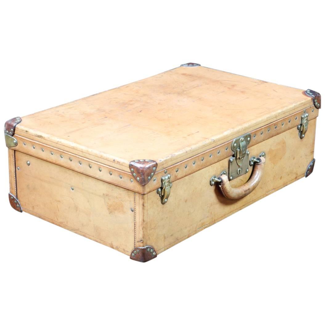 1930 Louis Vuitton Leather Suitcase 