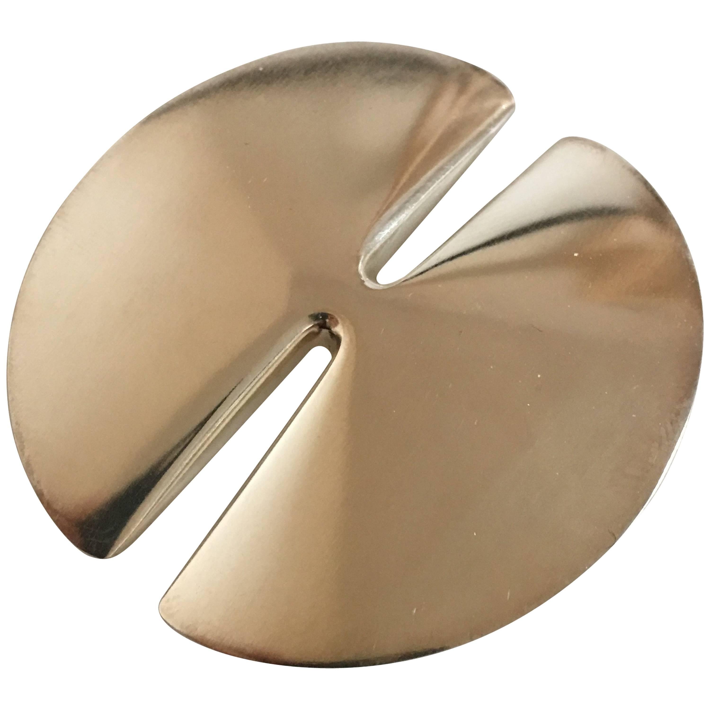 Georg Jensen Sterling Silver Nanna Ditzel Brooch #337A