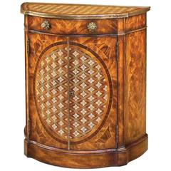 Mahogany Side Cabinet with Mother-of-Pearl Parquetry