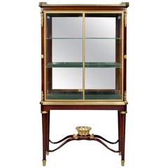 Louis XVI Style Gilt-Bronze Mounted Mahogany Vitrine 4