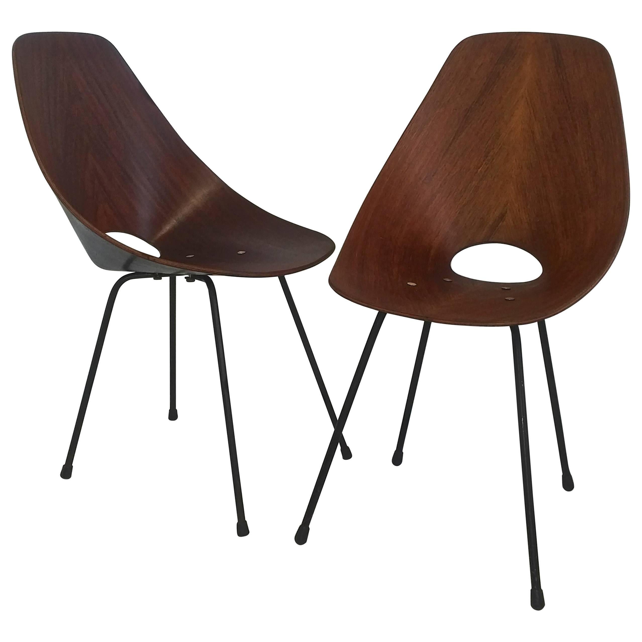 Pair of Vittorio Nobili Medea Chairs For Sale