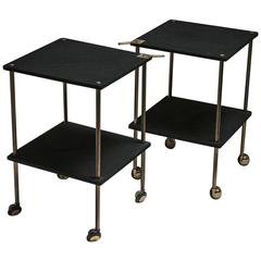Pair of Side Tables Model T9 by Luigi Caccia Dominioni for Azucena 4