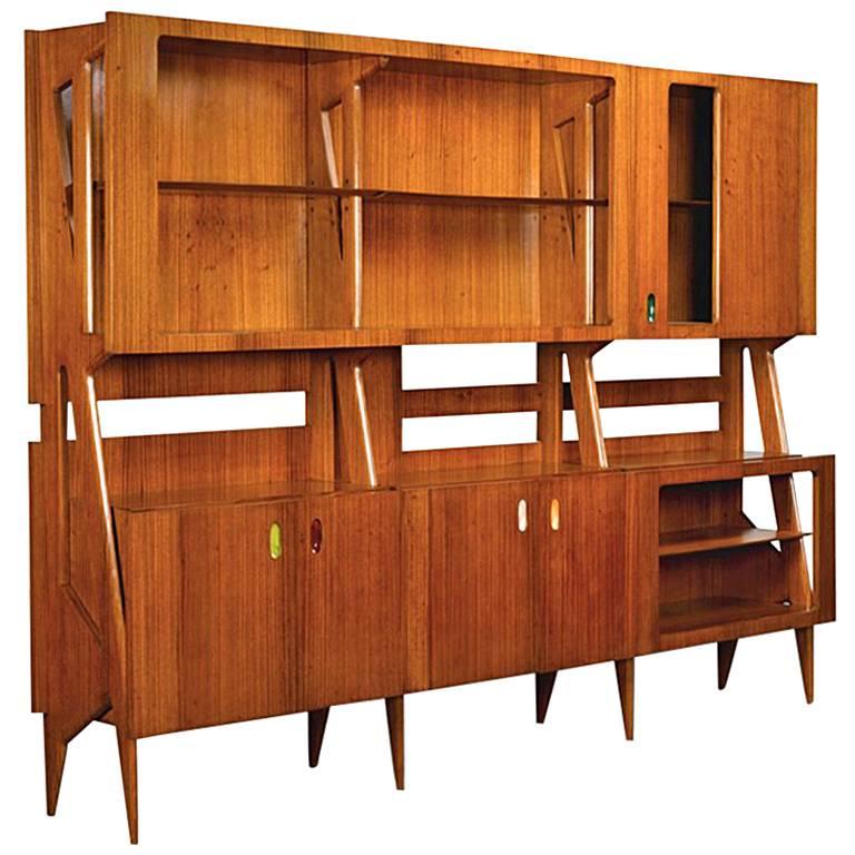 Ico Parisi Monumental Bookcase from 1950s For Sale