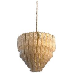 Italian Mid Century Round Six-Tiered Mazzega Chandelier 4