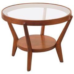 Oak Side Table by Jindrich Halabala, Czechoslovakia, 1930s