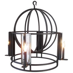 Mirrored Globe Chandelier