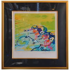 Leroy Neiman Bicyclists Print 3