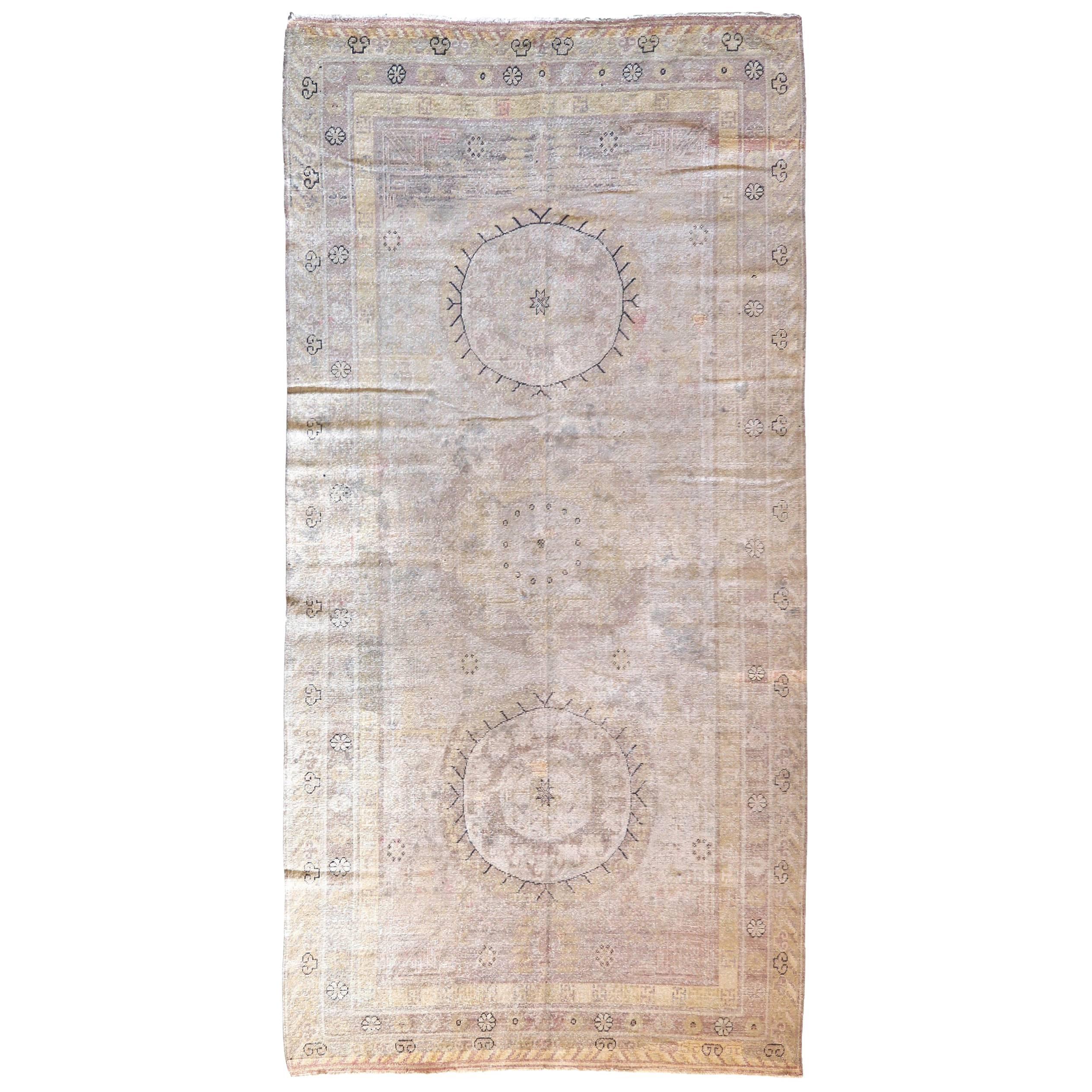 Antique Khotan Rug, circa 1870s For Sale