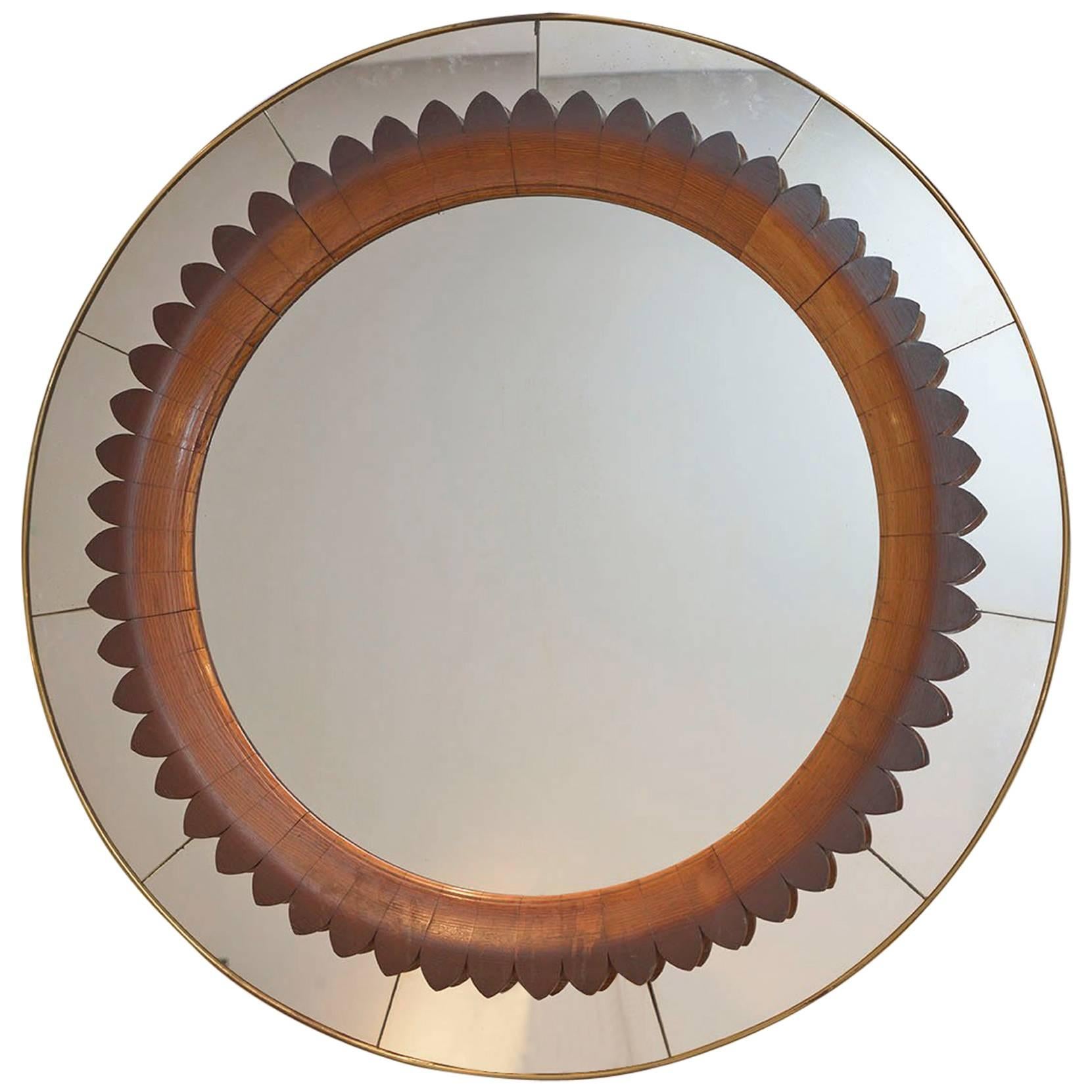 Fratelli Marelli  1940 Wall Mirror For Sale