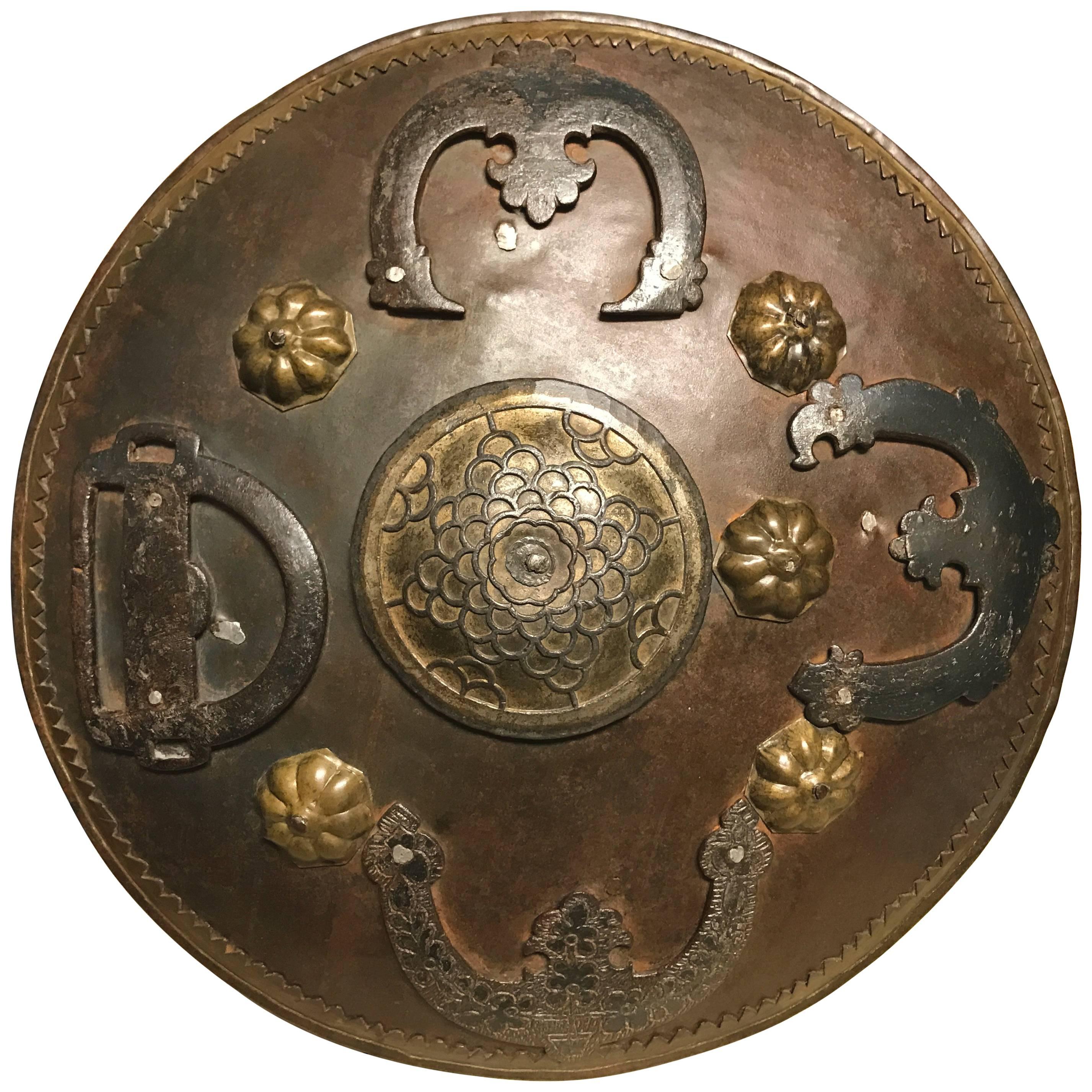 Ottoman Iron and Brass Miniature Shield