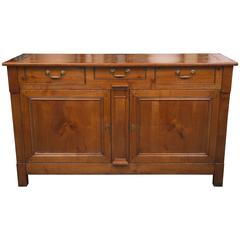 Vintage French Directoire Style Cherrywood Buffet