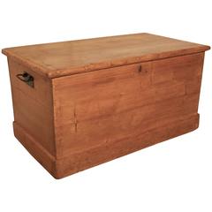 Victorian Pine Blanket Box or Coffee Table