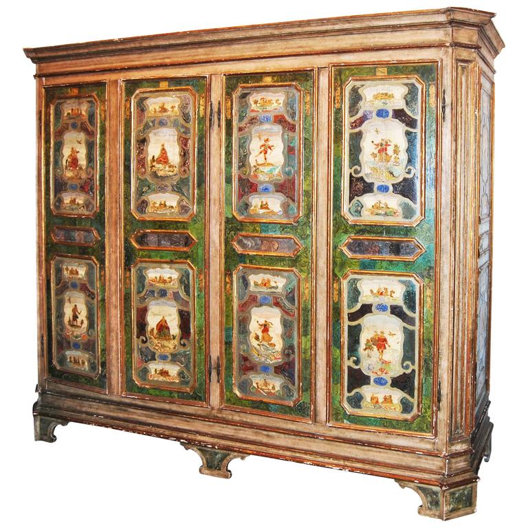 19th Century Venetian Armoire For Sale at 1stDibs | mongolia armoires