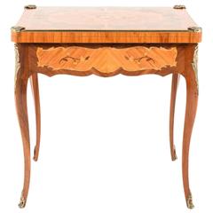 Antique Inlaid Louis XV Style Games Table, circa 1920