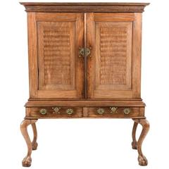 Antique Hardwood Chippendale-Style Cabinet, circa 1840